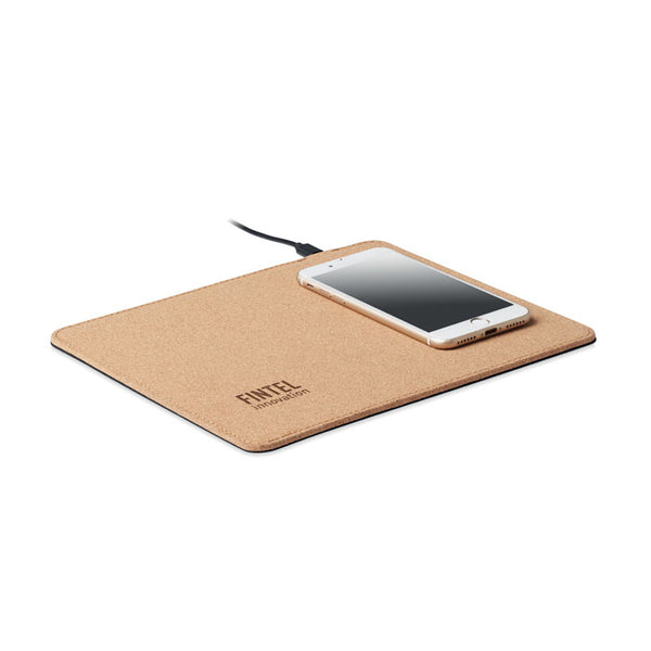 Cork mouse pad charger 15W
