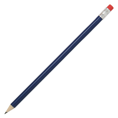 Branded HB PENCIL sharpened with rubber tipped
