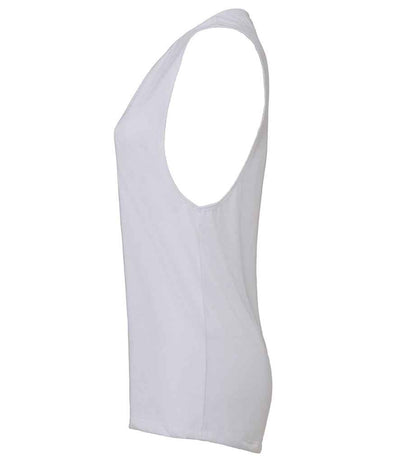 Bella Ladies Flowy Scoop Muscle Tank Top