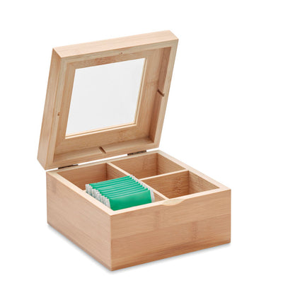 Branded Bamboo tea box