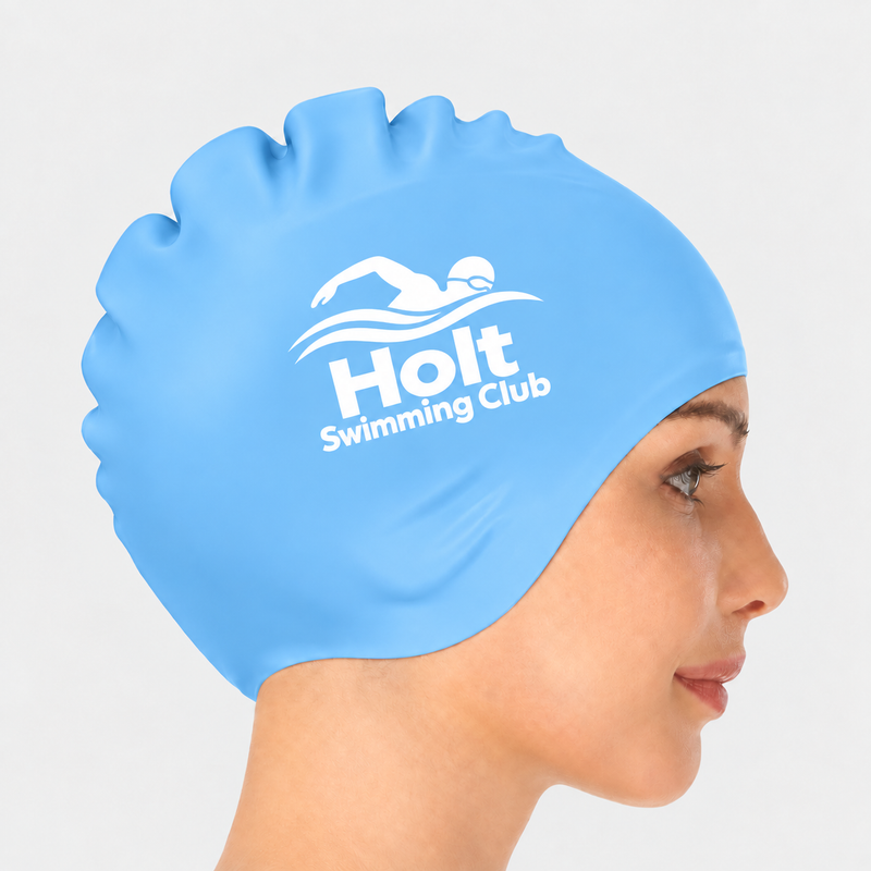 Logo Branded Silicone Swimming Hat