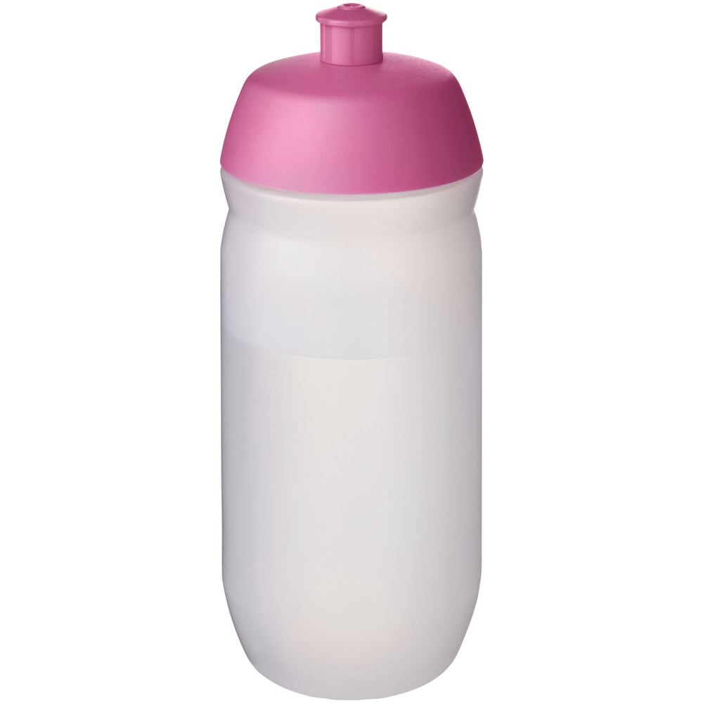 Branded HydroFlex™ Clear 500 ml squeezy sport bottle