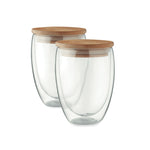 Branded Set of 2 glasses 350 ml in box