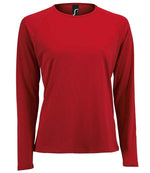 SOL'S Ladies Sporty Long Sleeve Performance T-Shirt