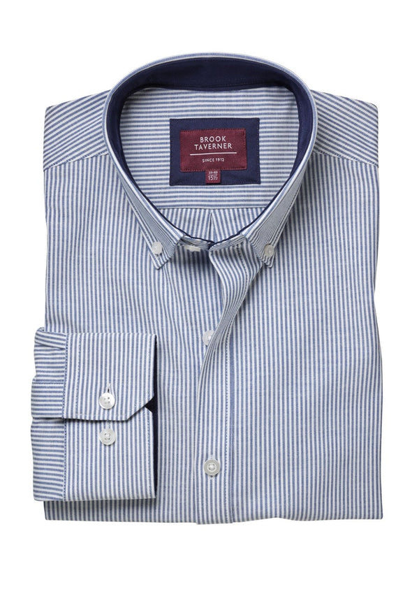 Branded Brook Taverner Lawrence Stretch Oxford Shirt