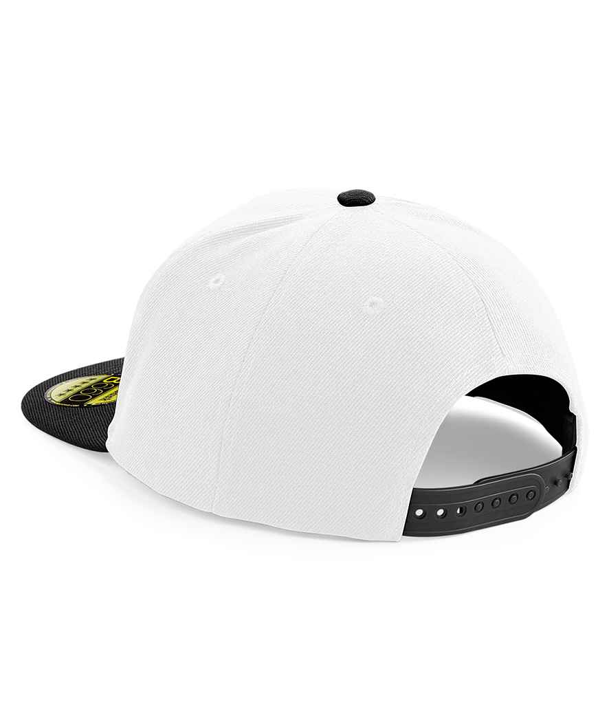 Branded Beechfield Original Flat Peak Snapback Cap