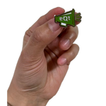 Hard Enamel Pin Badge in Silver - 30mm