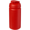 Branded Baseline® Plus grip 500 ml flip lid sport bottle