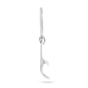 HELLI. Metal keyring with bottle opener