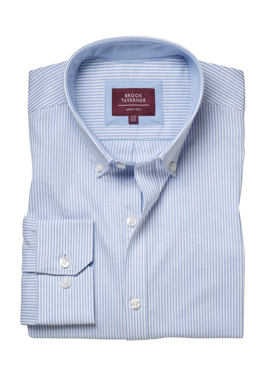 Branded Brook Taverner Lawrence Stretch Oxford Shirt