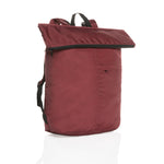 Dillon AWARE™ RPET lightweight foldable backpack Red
