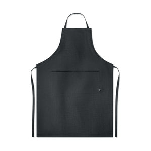 Hemp adjustable apron 200 gr/m² Black