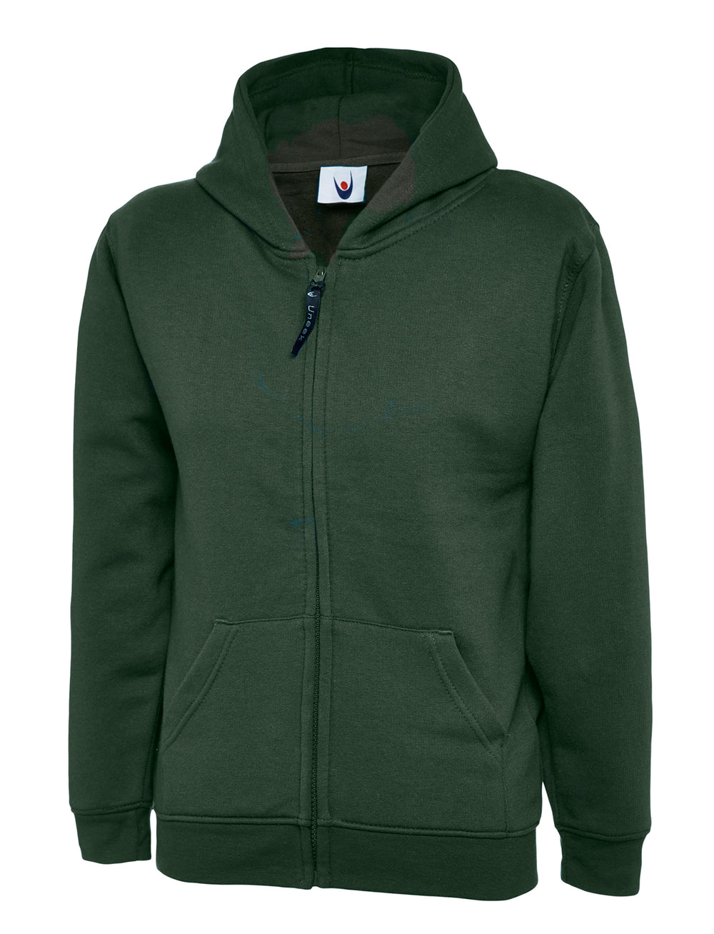 Branded Childrens Classic Full Zip Hooded Sweatshirt