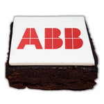 Branded Brownie (5cm Square, Iced)