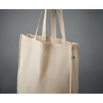 Organic cotton shopping bag with Gusset