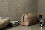 Branded VINGA Bermond RCS recycled PU toiletry bag