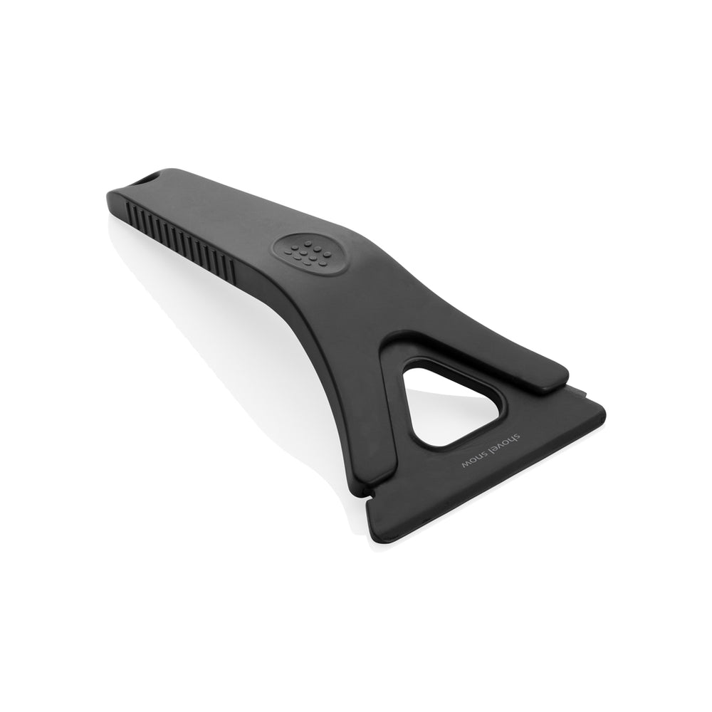Branded Polard RCS certified recycled plastic 3-in-1 ice scraper