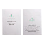 Seed Pack in White Paper Envelope Butterfly & Bee Mix