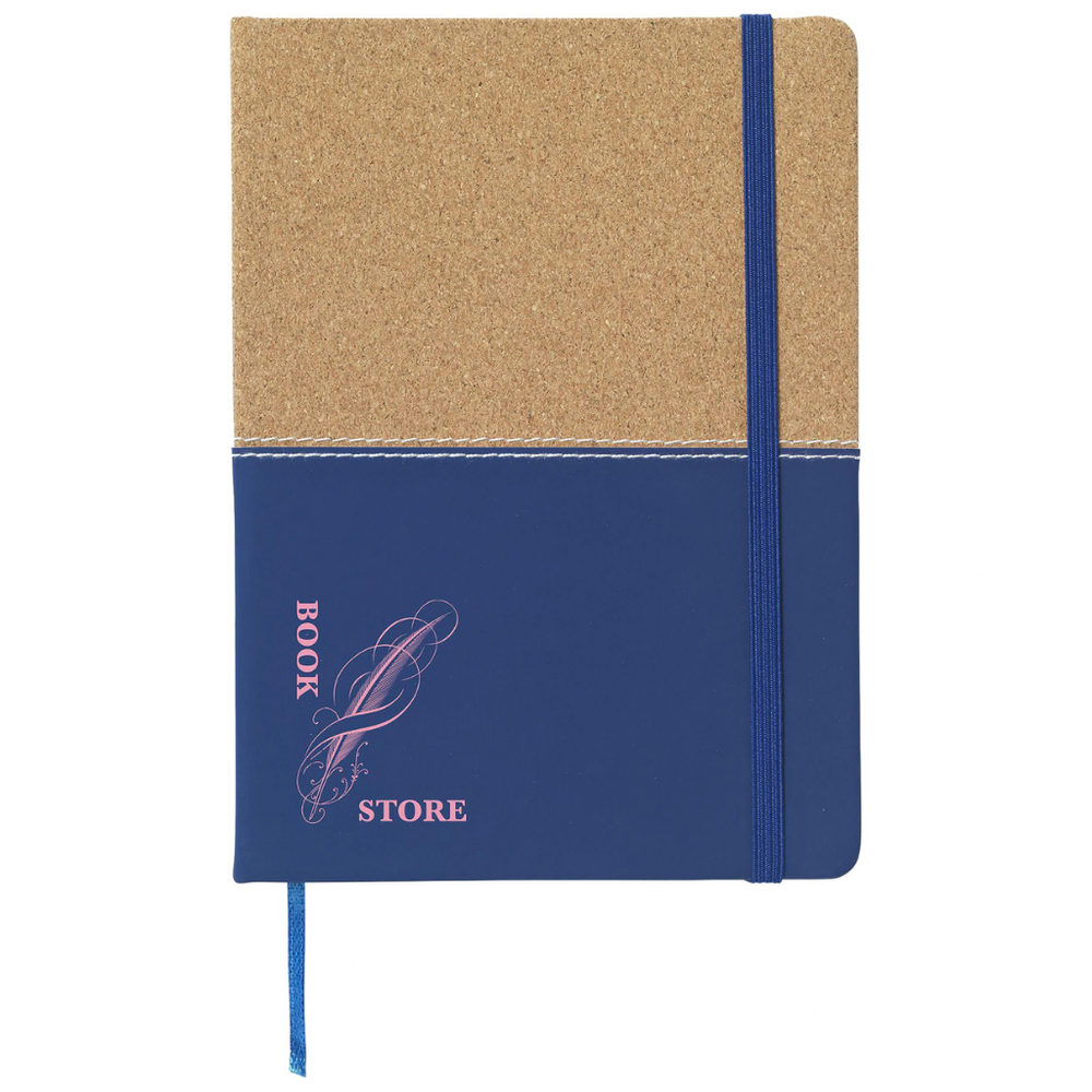 Duo Cork and Imitation Leather Notebook