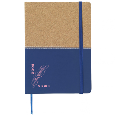 Duo Cork and Imitation Leather Notebook
