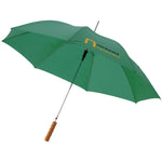 Branded Lisa 23" auto open umbrella with wooden handle