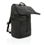 Branded Impact AWARE™ RPET water resistant 15.6" laptop backpack