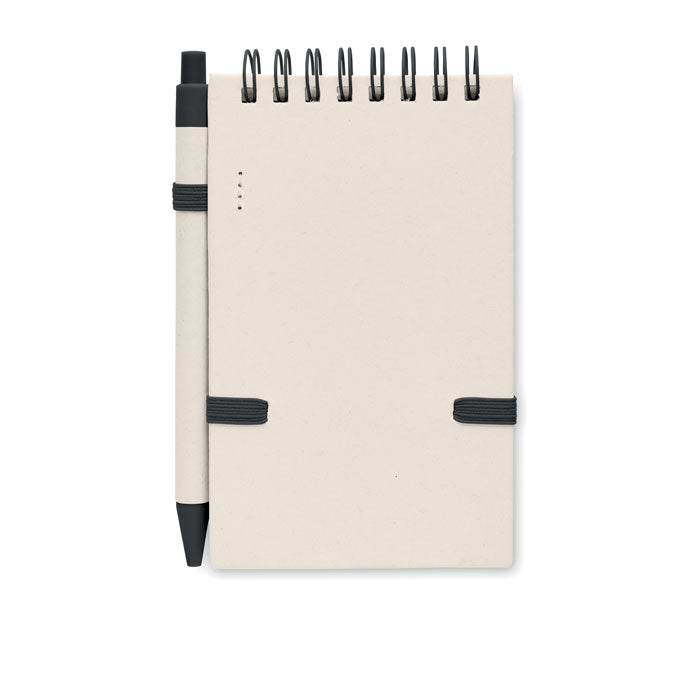 Branded A6 milk carton notebook set