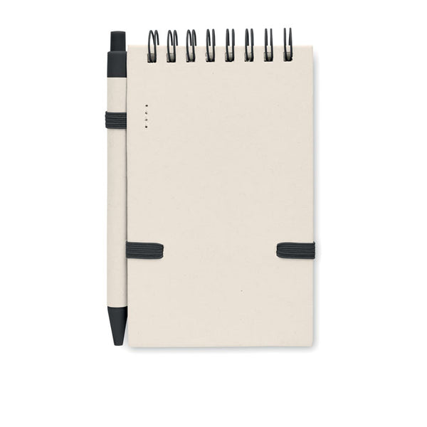 Branded A6 milk carton notebook set
