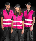Result Core Enhanced Vis Vest Fluorescent Pink