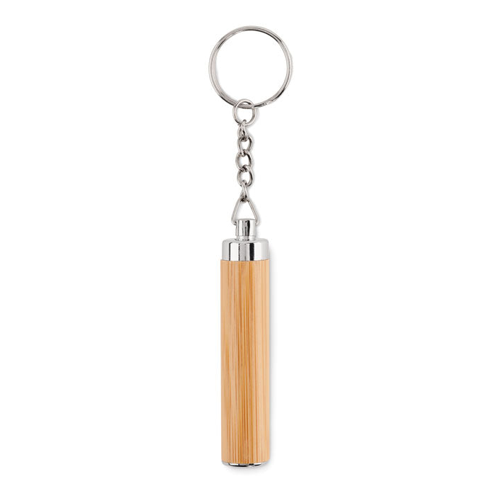 Branded Mini bamboo torch with keyring