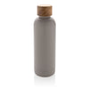 Wood RCS certified recycled stainless steel vacuum bottle