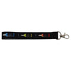 Branded 15mm Recycled PET Dye Sublimation Print Loop Keyring (UK Made)