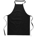 Kitchen apron in cotton Black