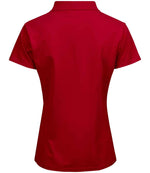 Tee Jays Ladies Luxury Stretch Polo Shirt Red