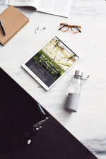 Branded VINGA Lean Glass Water Bottle
