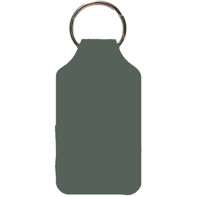 Recycled Imitation Leather Key Fob - Square Shape