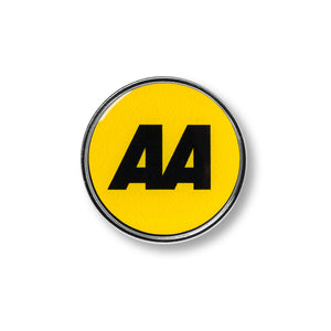 Express Printed Duo Pin Badge - Round 