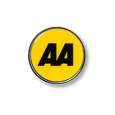Express Printed Duo Pin Badge - Round 