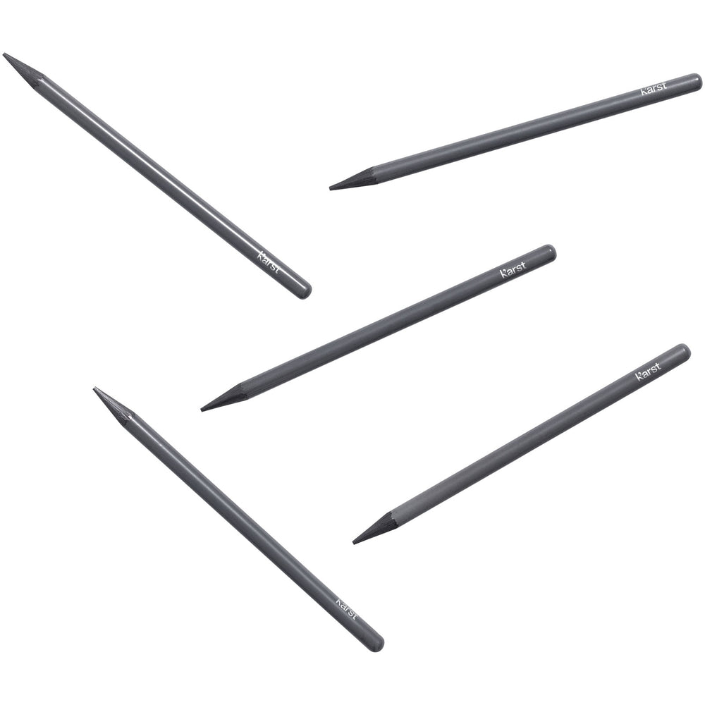Branded Karst® 5-pack 2B woodless graphite pencils