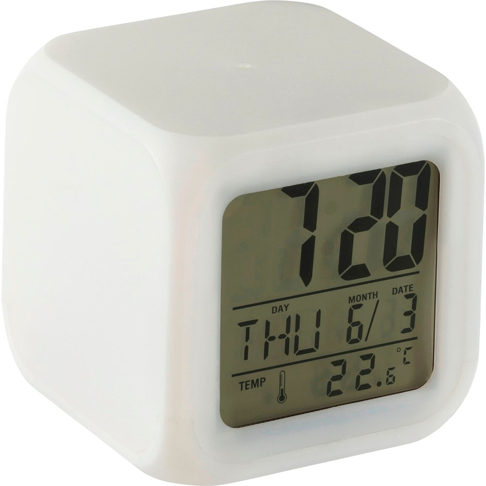 Branded Finkelgate Cube alarm clock