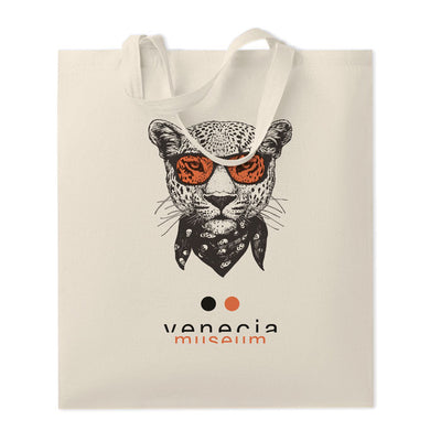140gr/m² cotton shopping bag with Short Handles