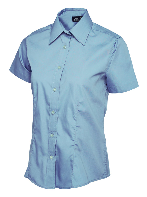 Branded Ladies Poplin Half Sleeve Shirt