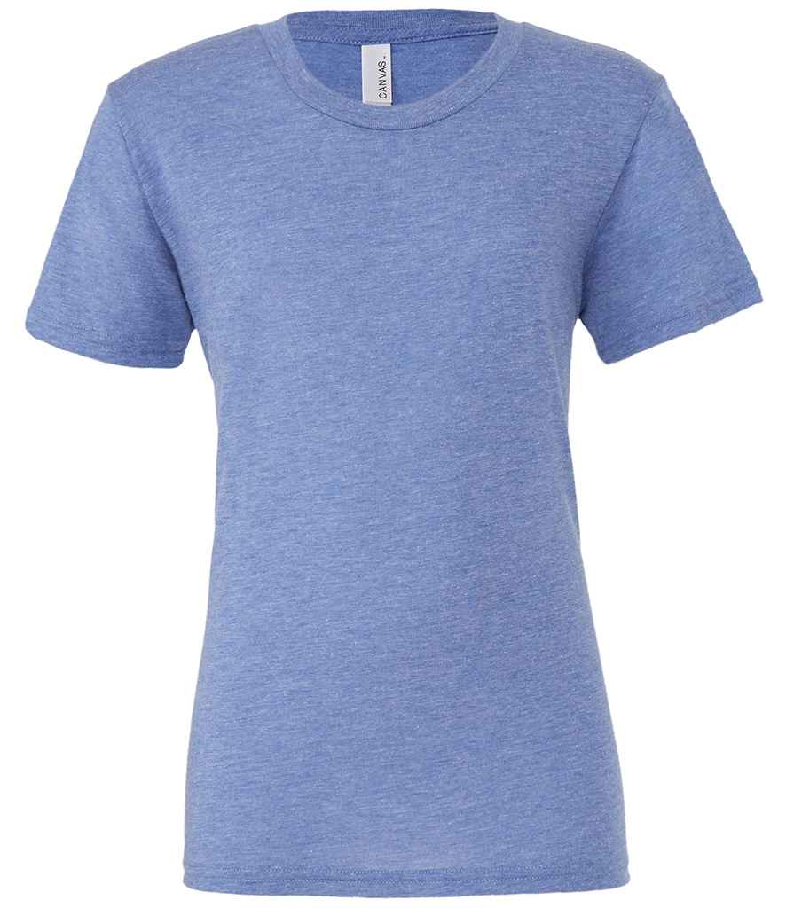 Canvas Unisex Tri-Blend T-Shirt Blue Tri-Blend