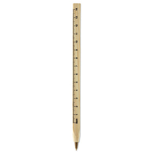 Wooden ruler pen