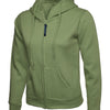 Ladies Classic Full Zip Hooded Sweatshirt