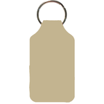 Recycled Imitation Leather Key Fob - Square Shape