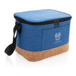 Branded Two tone cooler bag with cork detail