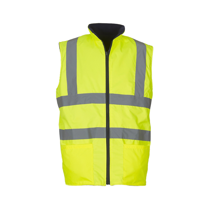Yoko Hi-Vis Reversible Fleece Bodywarmer