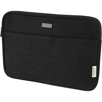 Branded Joey 14" GRS recycled canvas laptop sleeve 2L