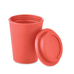 Double wall tumbler PP 300 ml with drinking lid